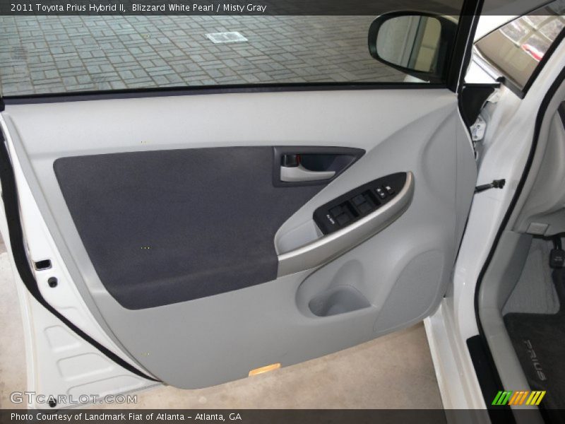 Blizzard White Pearl / Misty Gray 2011 Toyota Prius Hybrid II