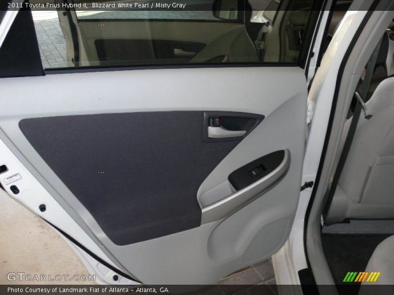 Blizzard White Pearl / Misty Gray 2011 Toyota Prius Hybrid II