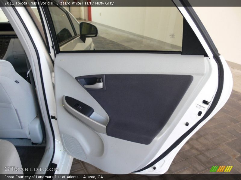 Blizzard White Pearl / Misty Gray 2011 Toyota Prius Hybrid II