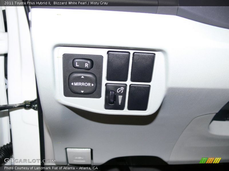 Blizzard White Pearl / Misty Gray 2011 Toyota Prius Hybrid II