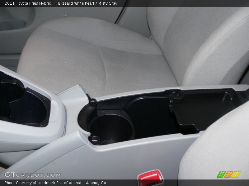 Blizzard White Pearl / Misty Gray 2011 Toyota Prius Hybrid II
