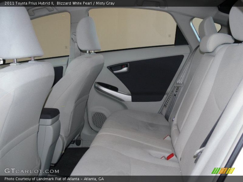 Blizzard White Pearl / Misty Gray 2011 Toyota Prius Hybrid II