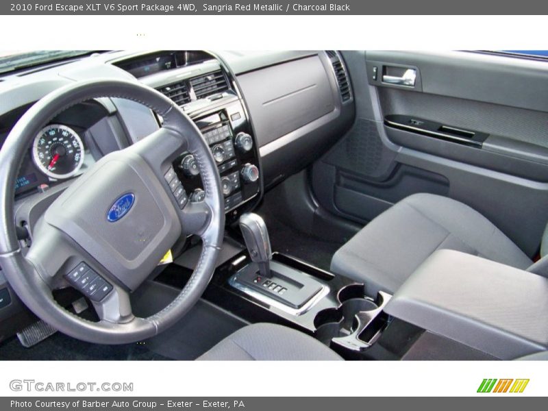 Sangria Red Metallic / Charcoal Black 2010 Ford Escape XLT V6 Sport Package 4WD