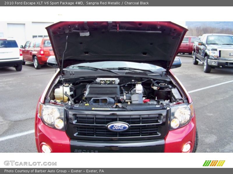 Sangria Red Metallic / Charcoal Black 2010 Ford Escape XLT V6 Sport Package 4WD