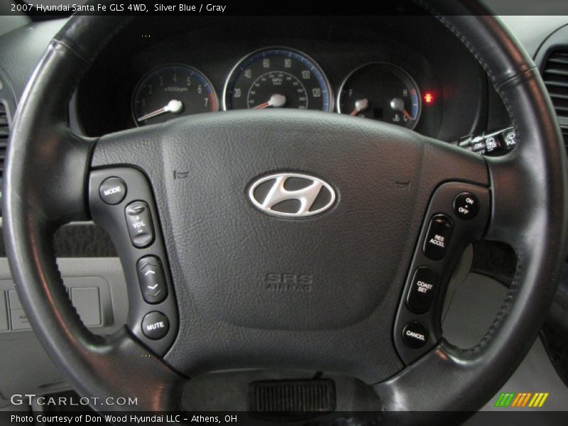 Silver Blue / Gray 2007 Hyundai Santa Fe GLS 4WD