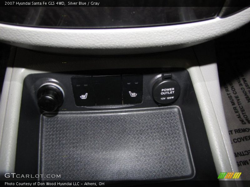 Silver Blue / Gray 2007 Hyundai Santa Fe GLS 4WD