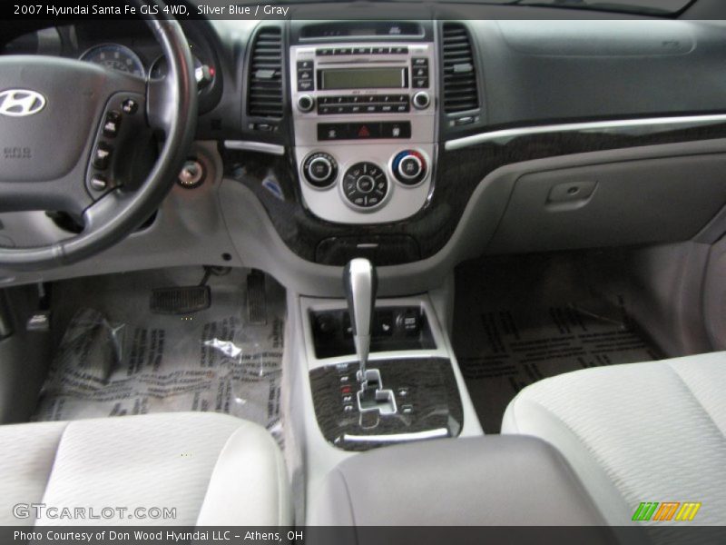 Silver Blue / Gray 2007 Hyundai Santa Fe GLS 4WD