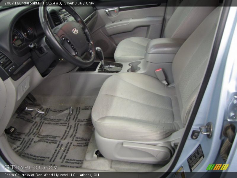 Silver Blue / Gray 2007 Hyundai Santa Fe GLS 4WD