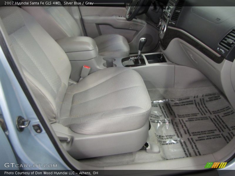 Silver Blue / Gray 2007 Hyundai Santa Fe GLS 4WD