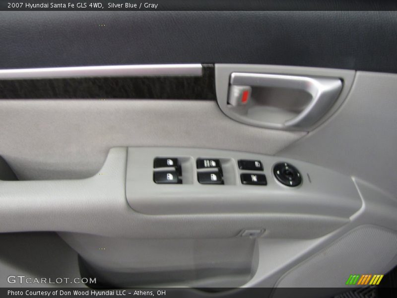 Silver Blue / Gray 2007 Hyundai Santa Fe GLS 4WD