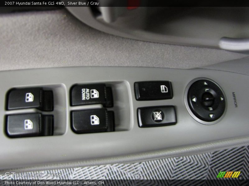 Silver Blue / Gray 2007 Hyundai Santa Fe GLS 4WD