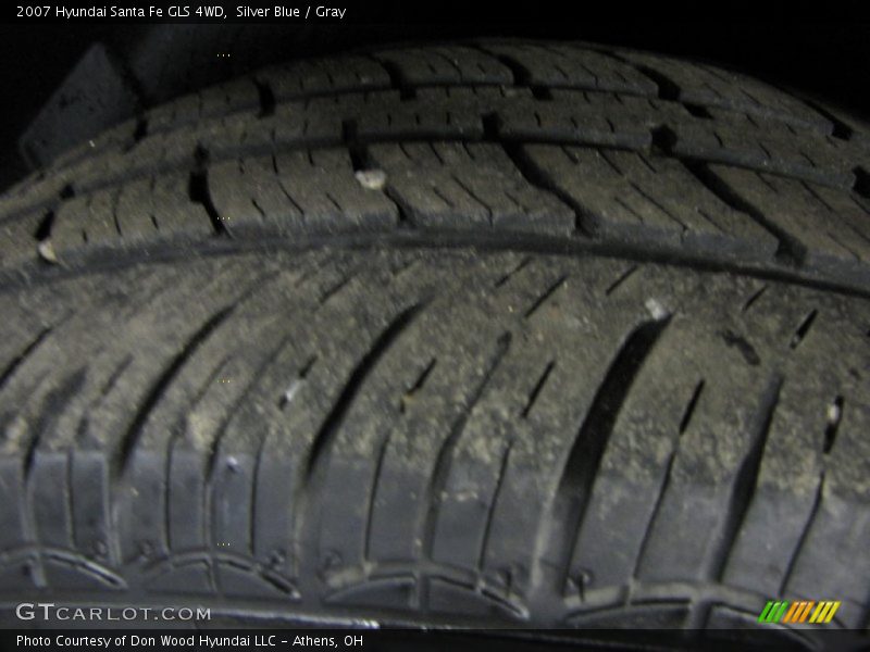 Silver Blue / Gray 2007 Hyundai Santa Fe GLS 4WD