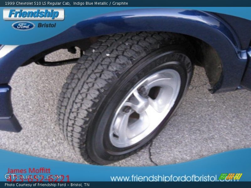 Indigo Blue Metallic / Graphite 1999 Chevrolet S10 LS Regular Cab