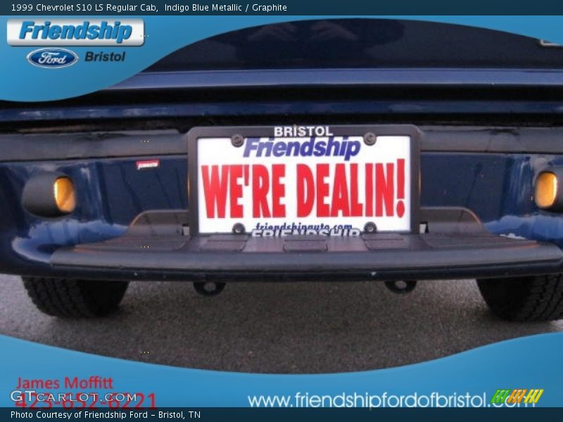 Indigo Blue Metallic / Graphite 1999 Chevrolet S10 LS Regular Cab