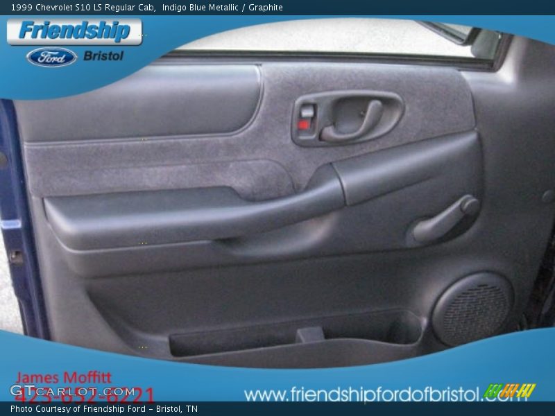 Indigo Blue Metallic / Graphite 1999 Chevrolet S10 LS Regular Cab