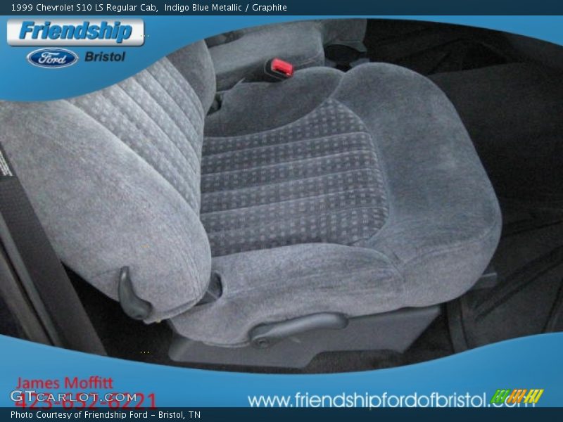 Indigo Blue Metallic / Graphite 1999 Chevrolet S10 LS Regular Cab