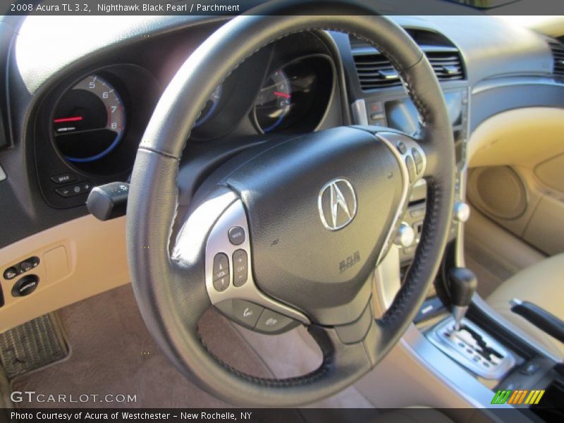 Nighthawk Black Pearl / Parchment 2008 Acura TL 3.2