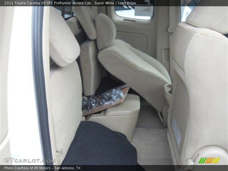Super White / Sand Beige 2011 Toyota Tacoma V6 SR5 PreRunner Access Cab