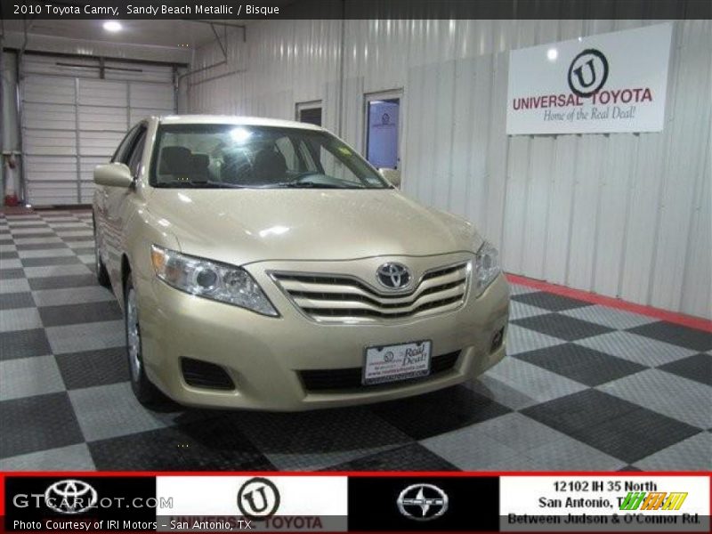 Sandy Beach Metallic / Bisque 2010 Toyota Camry