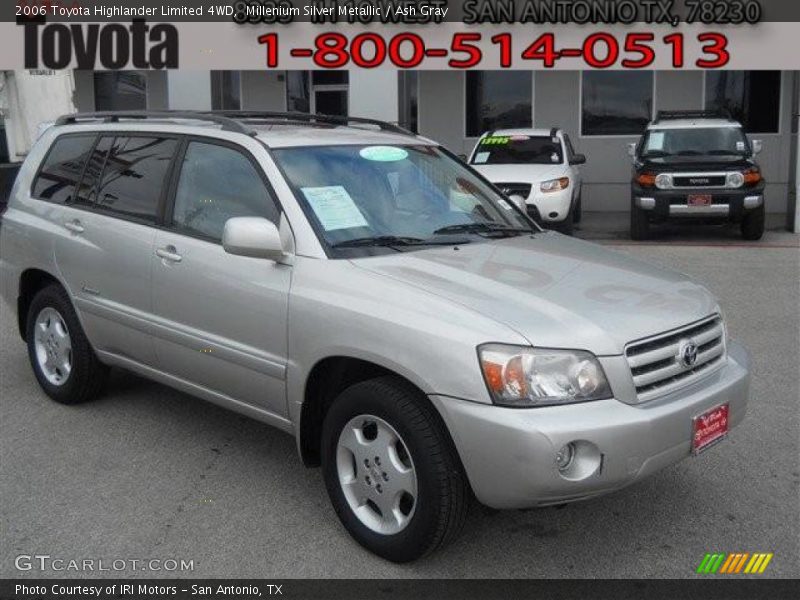 Millenium Silver Metallic / Ash Gray 2006 Toyota Highlander Limited 4WD