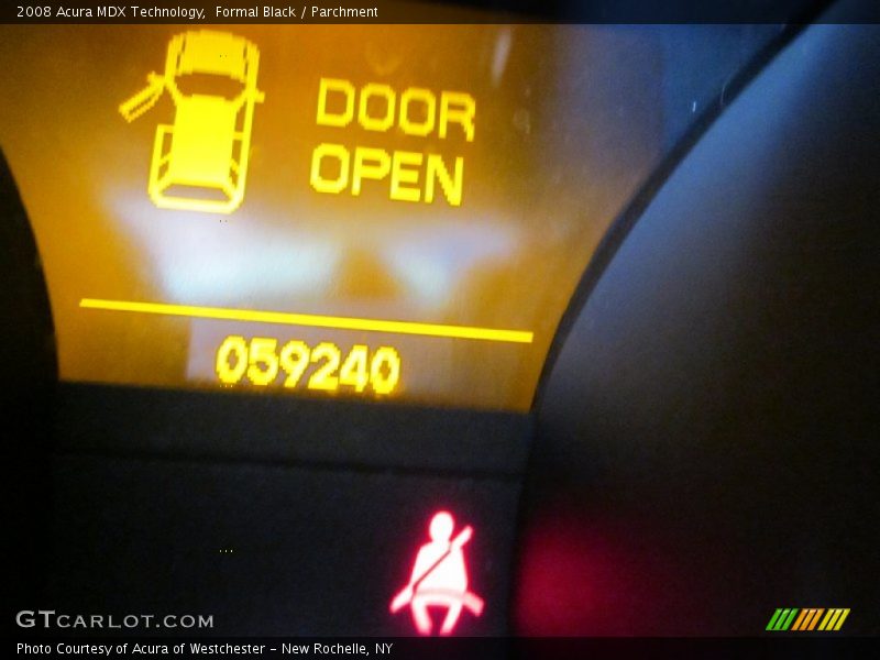 Formal Black / Parchment 2008 Acura MDX Technology