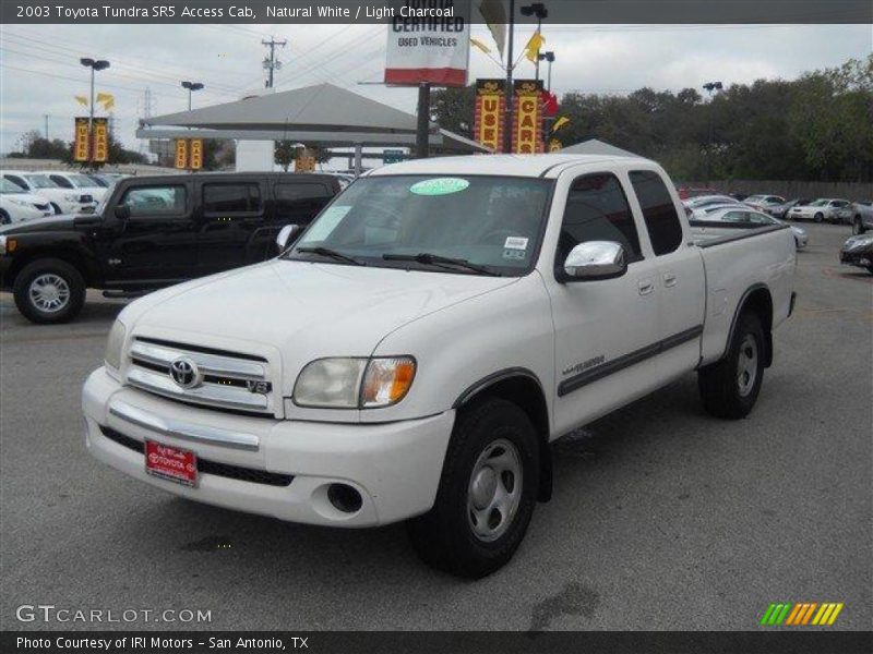 Natural White / Light Charcoal 2003 Toyota Tundra SR5 Access Cab