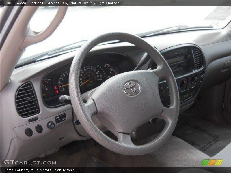 Natural White / Light Charcoal 2003 Toyota Tundra SR5 Access Cab