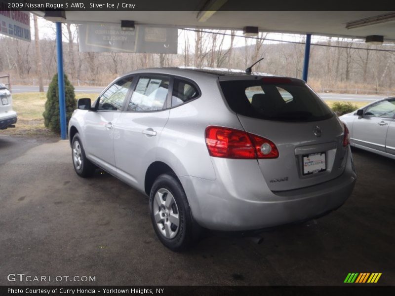 Silver Ice / Gray 2009 Nissan Rogue S AWD