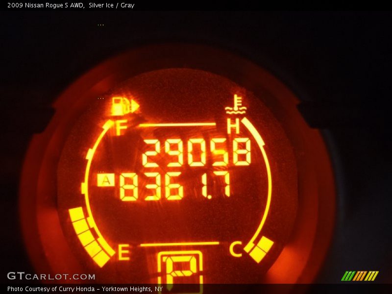 Silver Ice / Gray 2009 Nissan Rogue S AWD