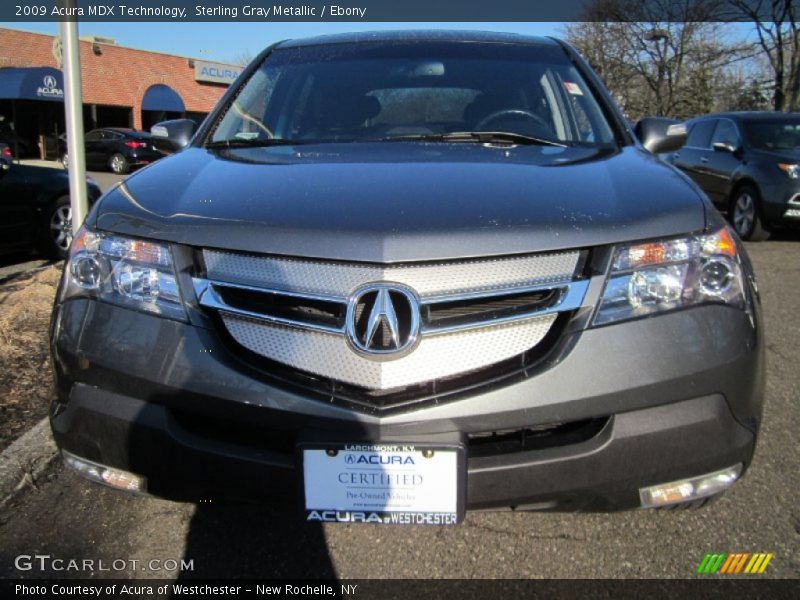 Sterling Gray Metallic / Ebony 2009 Acura MDX Technology