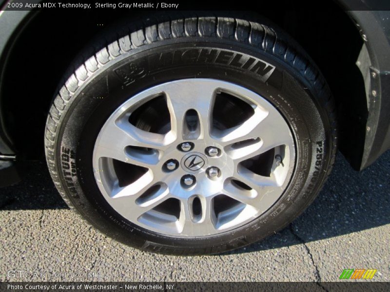 Sterling Gray Metallic / Ebony 2009 Acura MDX Technology