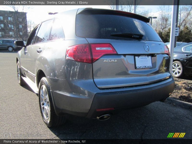 Sterling Gray Metallic / Ebony 2009 Acura MDX Technology