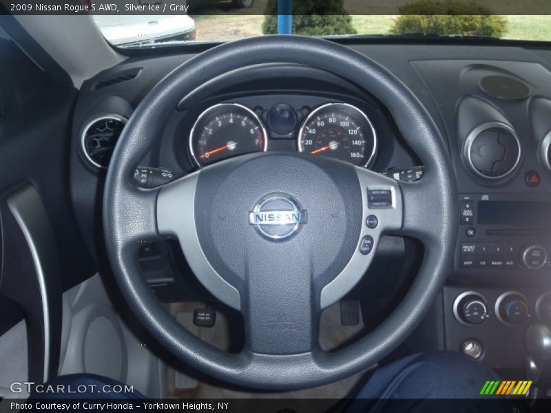 Silver Ice / Gray 2009 Nissan Rogue S AWD