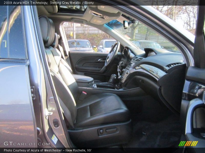 Sterling Gray Metallic / Ebony 2009 Acura MDX Technology
