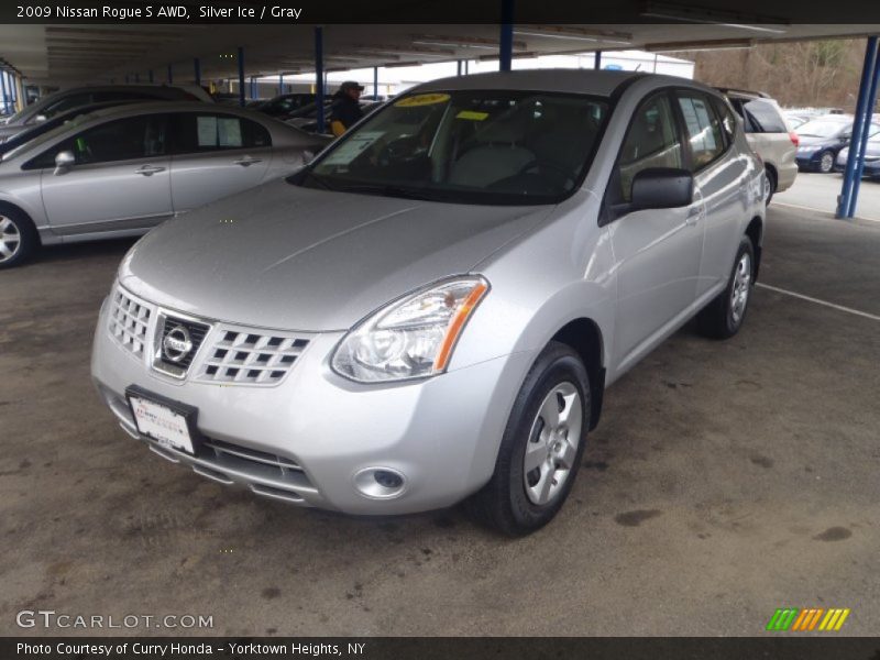 Silver Ice / Gray 2009 Nissan Rogue S AWD