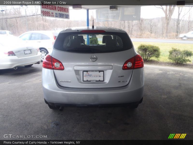 Silver Ice / Gray 2009 Nissan Rogue S AWD