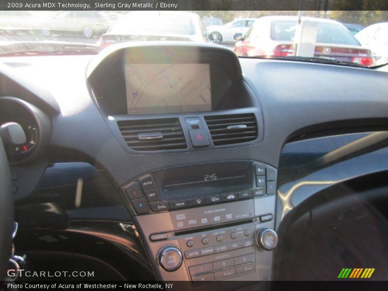 Sterling Gray Metallic / Ebony 2009 Acura MDX Technology
