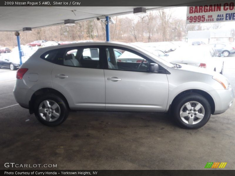 Silver Ice / Gray 2009 Nissan Rogue S AWD