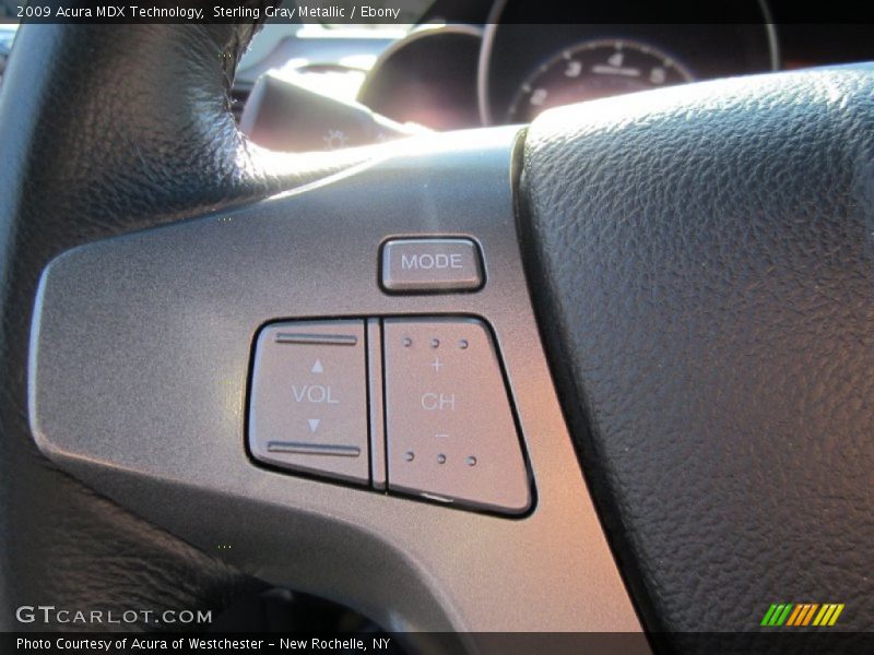 Sterling Gray Metallic / Ebony 2009 Acura MDX Technology