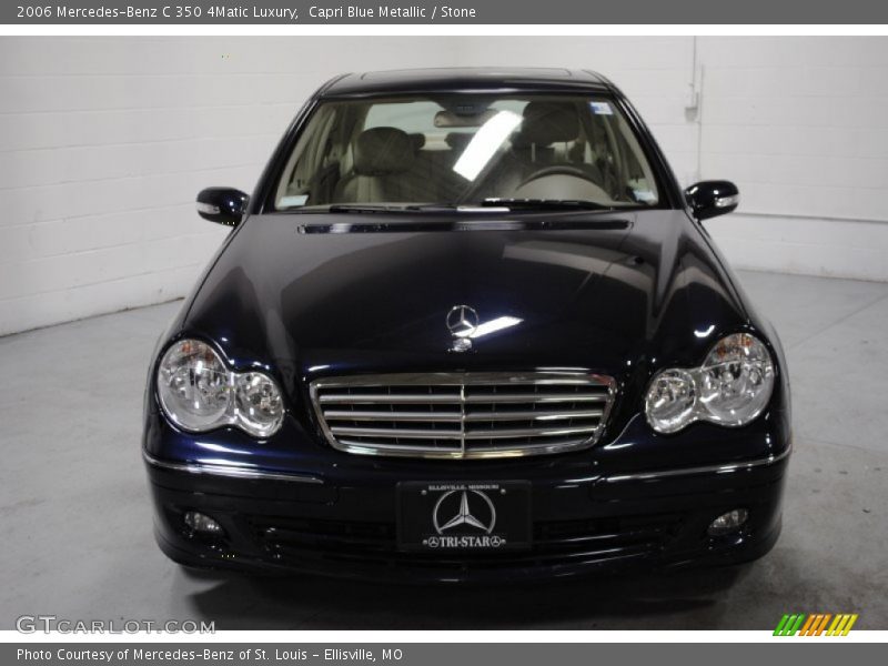 Capri Blue Metallic / Stone 2006 Mercedes-Benz C 350 4Matic Luxury
