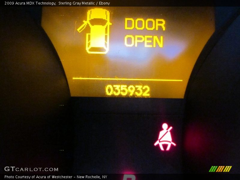 Sterling Gray Metallic / Ebony 2009 Acura MDX Technology