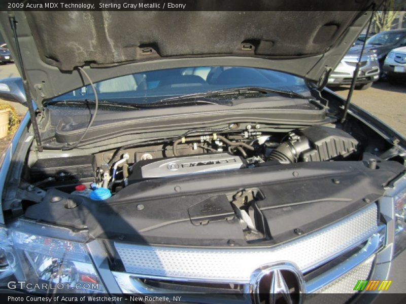Sterling Gray Metallic / Ebony 2009 Acura MDX Technology