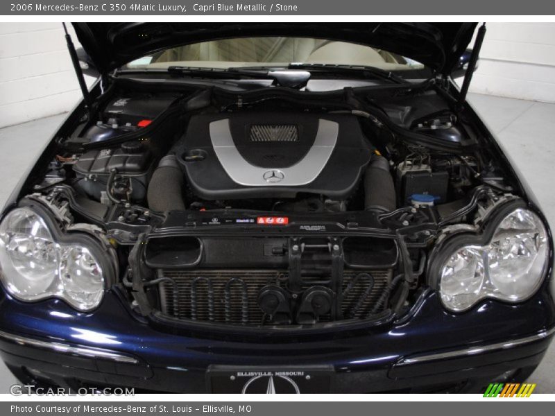 Capri Blue Metallic / Stone 2006 Mercedes-Benz C 350 4Matic Luxury