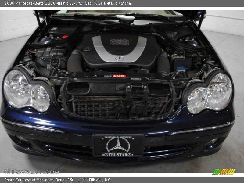 Capri Blue Metallic / Stone 2006 Mercedes-Benz C 350 4Matic Luxury