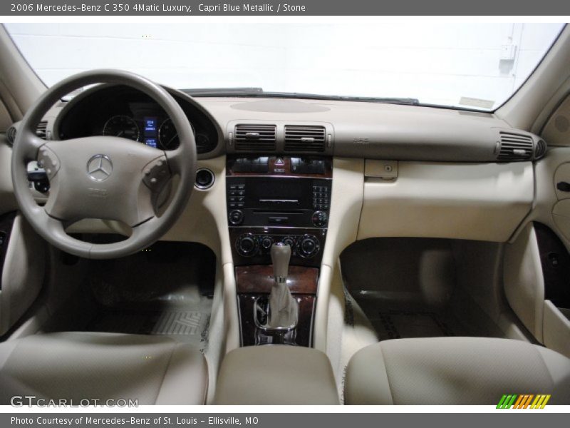 Capri Blue Metallic / Stone 2006 Mercedes-Benz C 350 4Matic Luxury