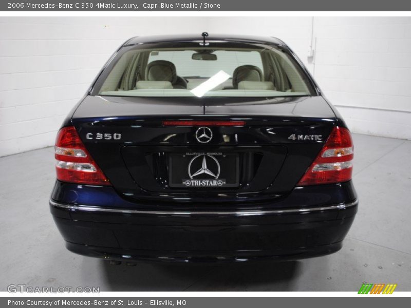 Capri Blue Metallic / Stone 2006 Mercedes-Benz C 350 4Matic Luxury