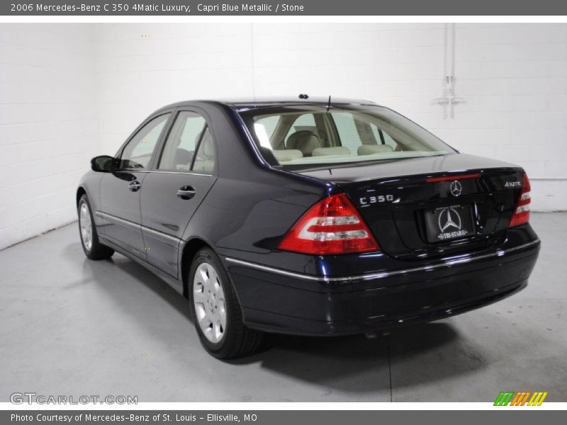 Capri Blue Metallic / Stone 2006 Mercedes-Benz C 350 4Matic Luxury