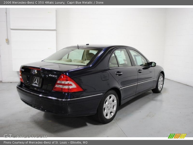Capri Blue Metallic / Stone 2006 Mercedes-Benz C 350 4Matic Luxury