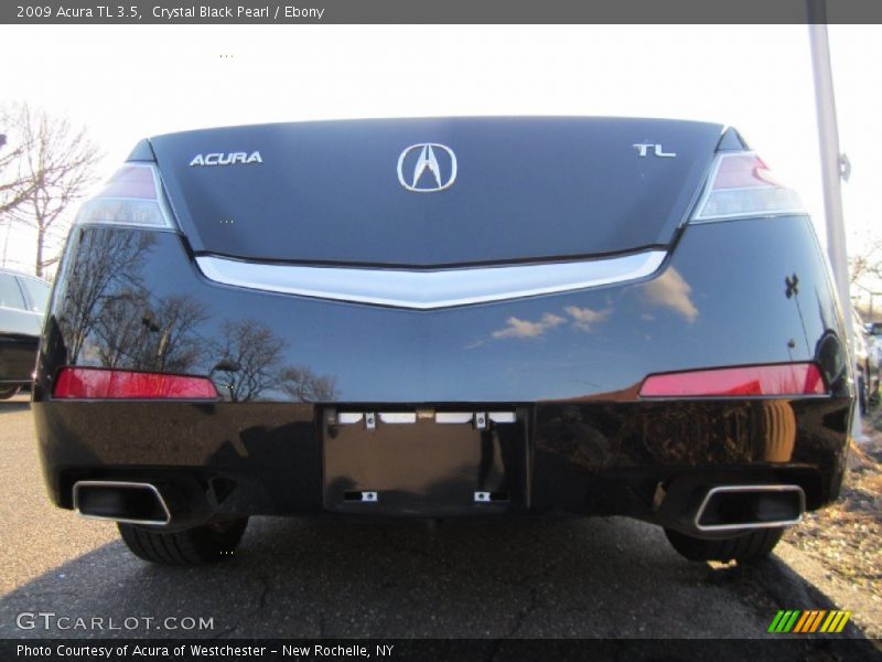 Crystal Black Pearl / Ebony 2009 Acura TL 3.5