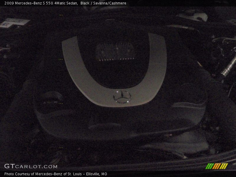 Black / Savanna/Cashmere 2009 Mercedes-Benz S 550 4Matic Sedan